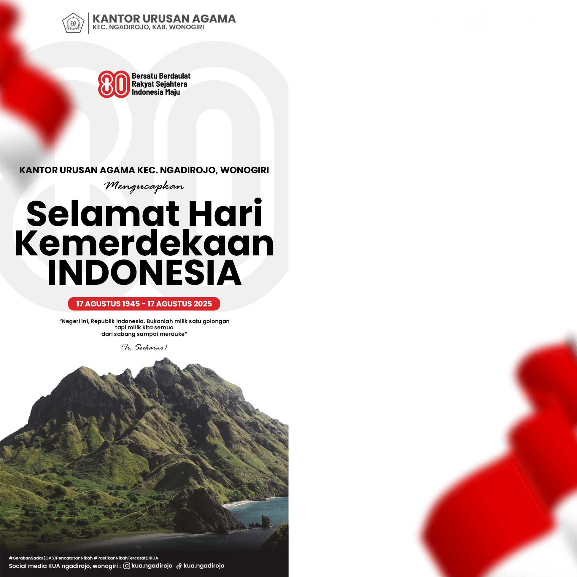 T****n HUT RI 80 KUA ngadirojo