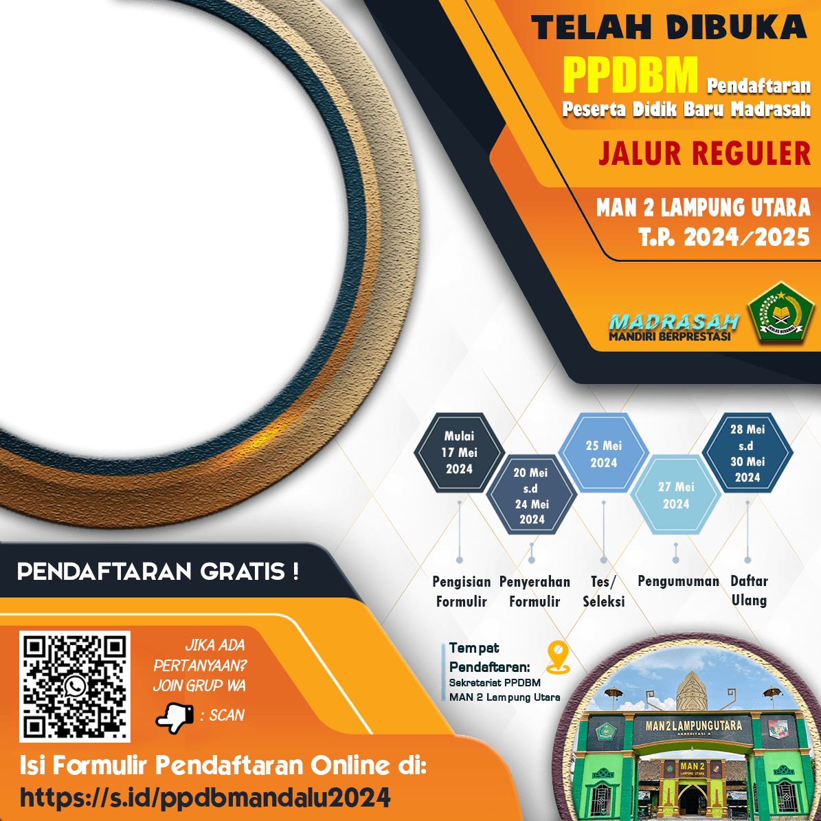 PPDBM MAN 2 LAMPUNG UTARA 