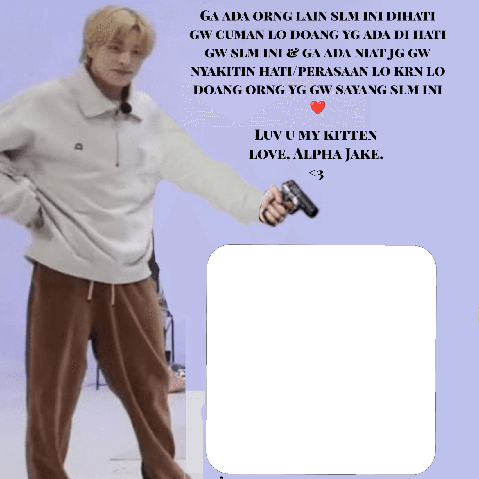 Love, Alpha Jake.