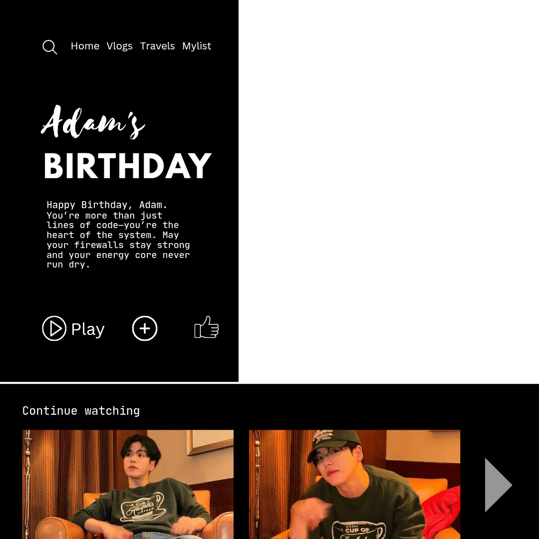 Adam's Birthday