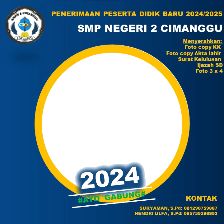 PPDB SMP NEGERI 2 CIMANGGU 2024/2024