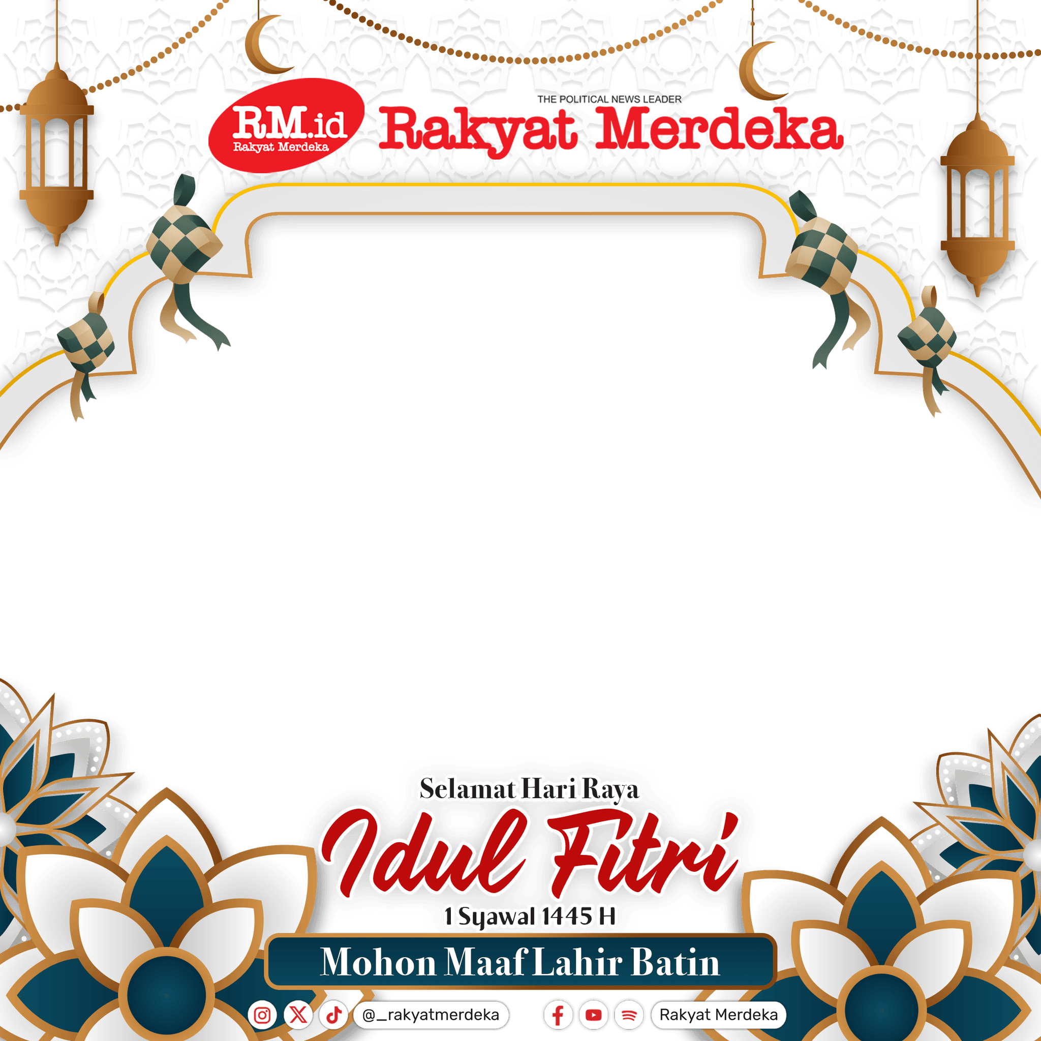 Ucapan Selamat Idul Fitri RM