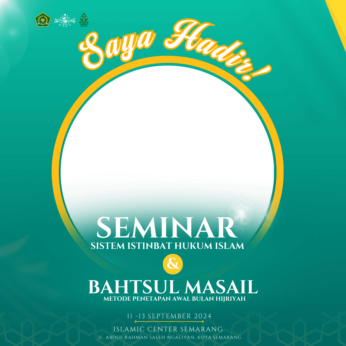 Saya Hadir! Seminar dan Bahtsul Masail 