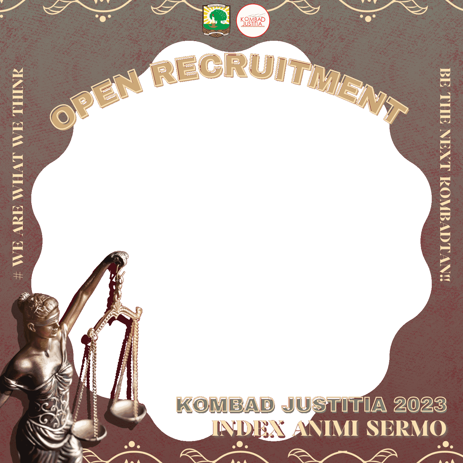 🚨OPEN RECRUITMENT KOMBAD JUSTITIA 2023🚨