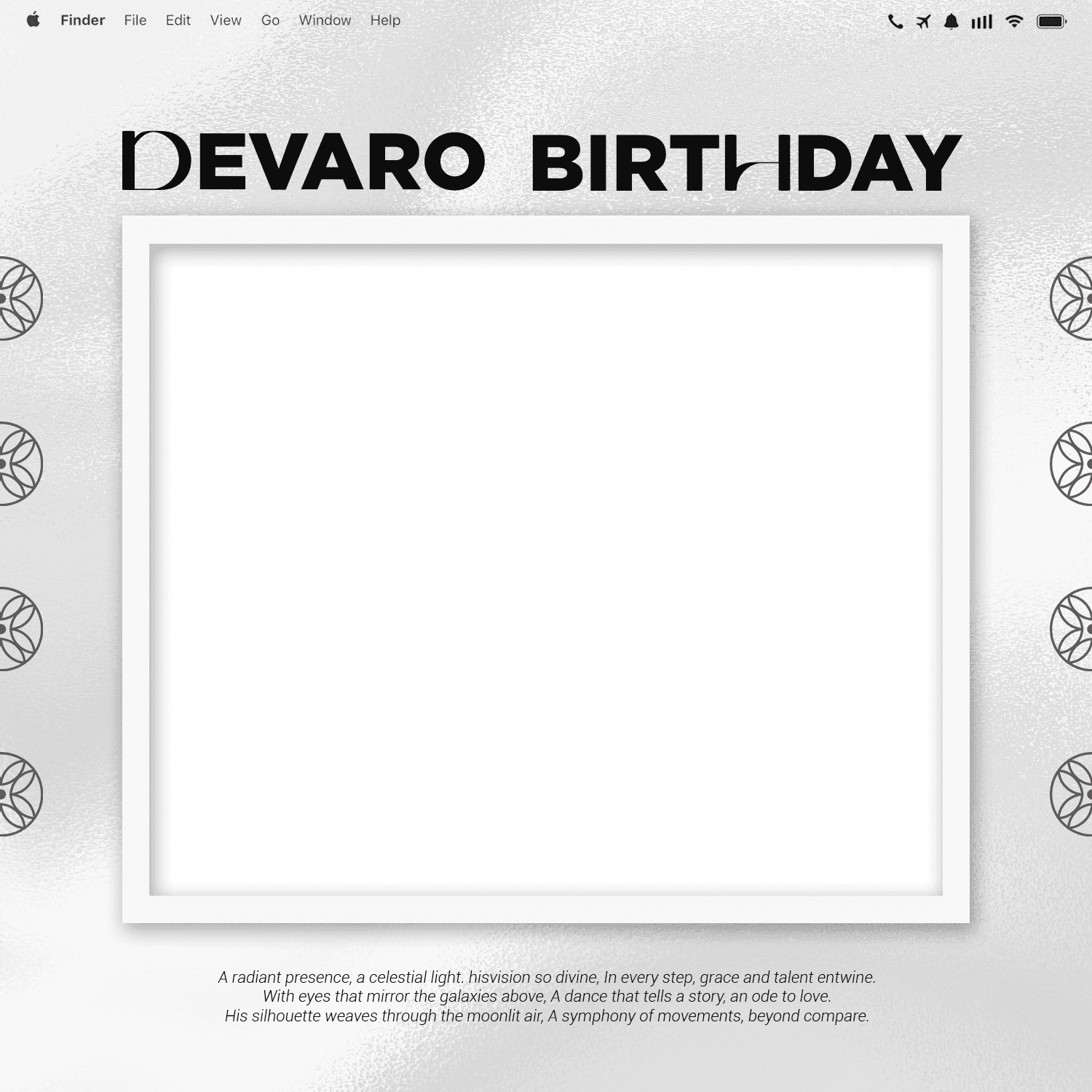 Devaro's Birthday