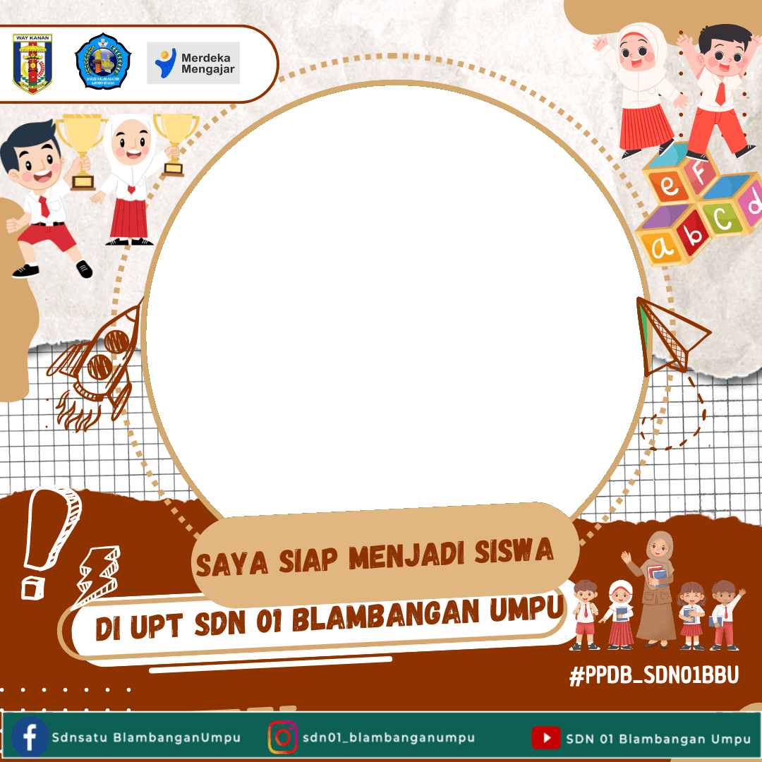 Siap menjadi siswa UPT SDN 01 Blambangan Umpu