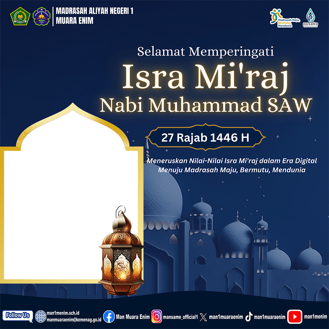 Isra Mi'raj MAN 1 Muara Enim 1446 H