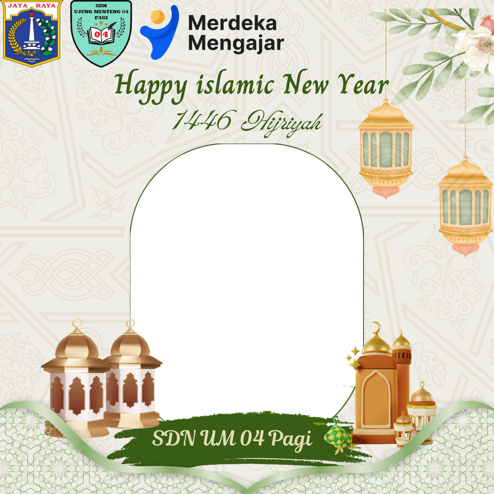 Selamat tahun baru hijriyah. SDN Ujung Menteng 04