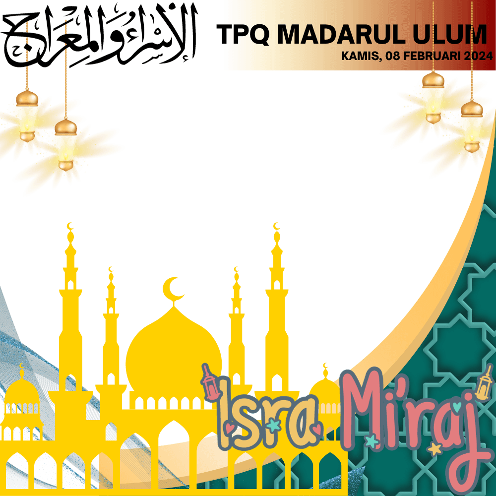 Happy isra' Mi'raj