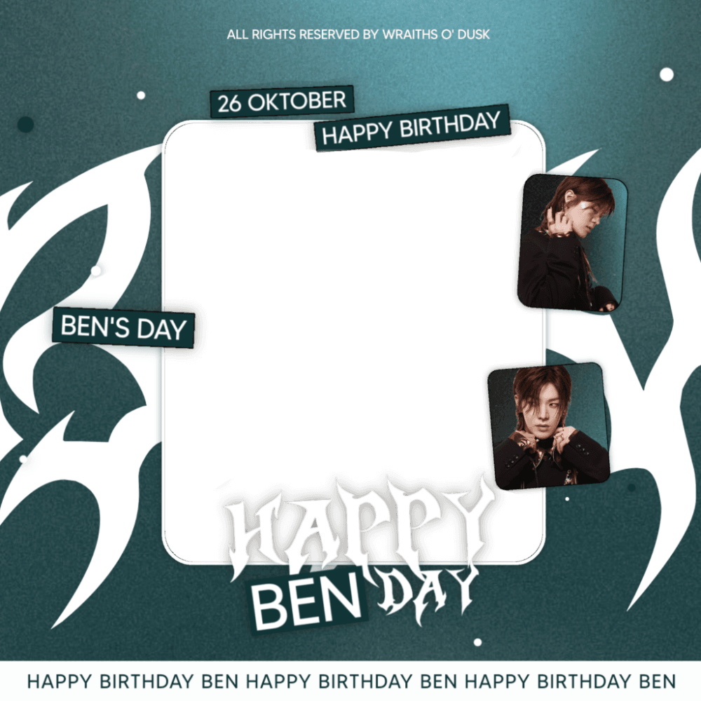 HAPPY BEN DAY!