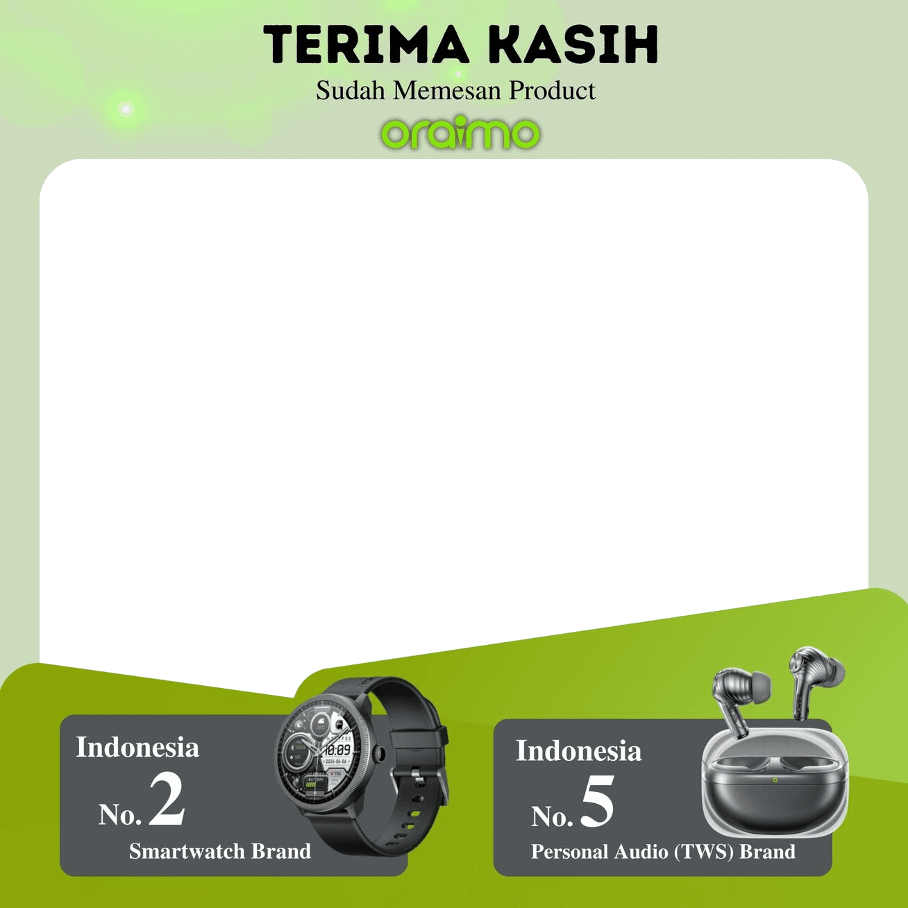 Terimakasih Oraimo