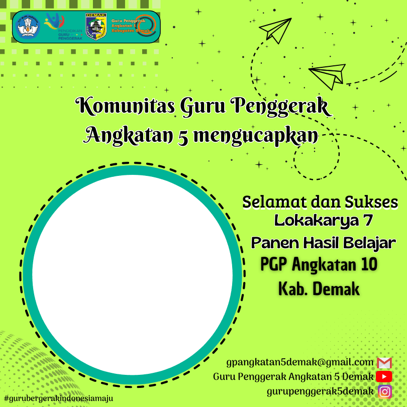 GP A5 selamat sukses