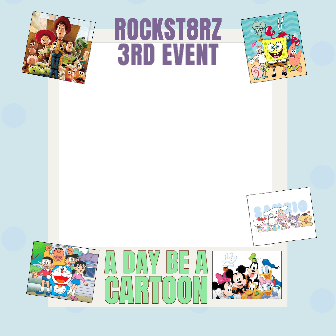 be a cartoon