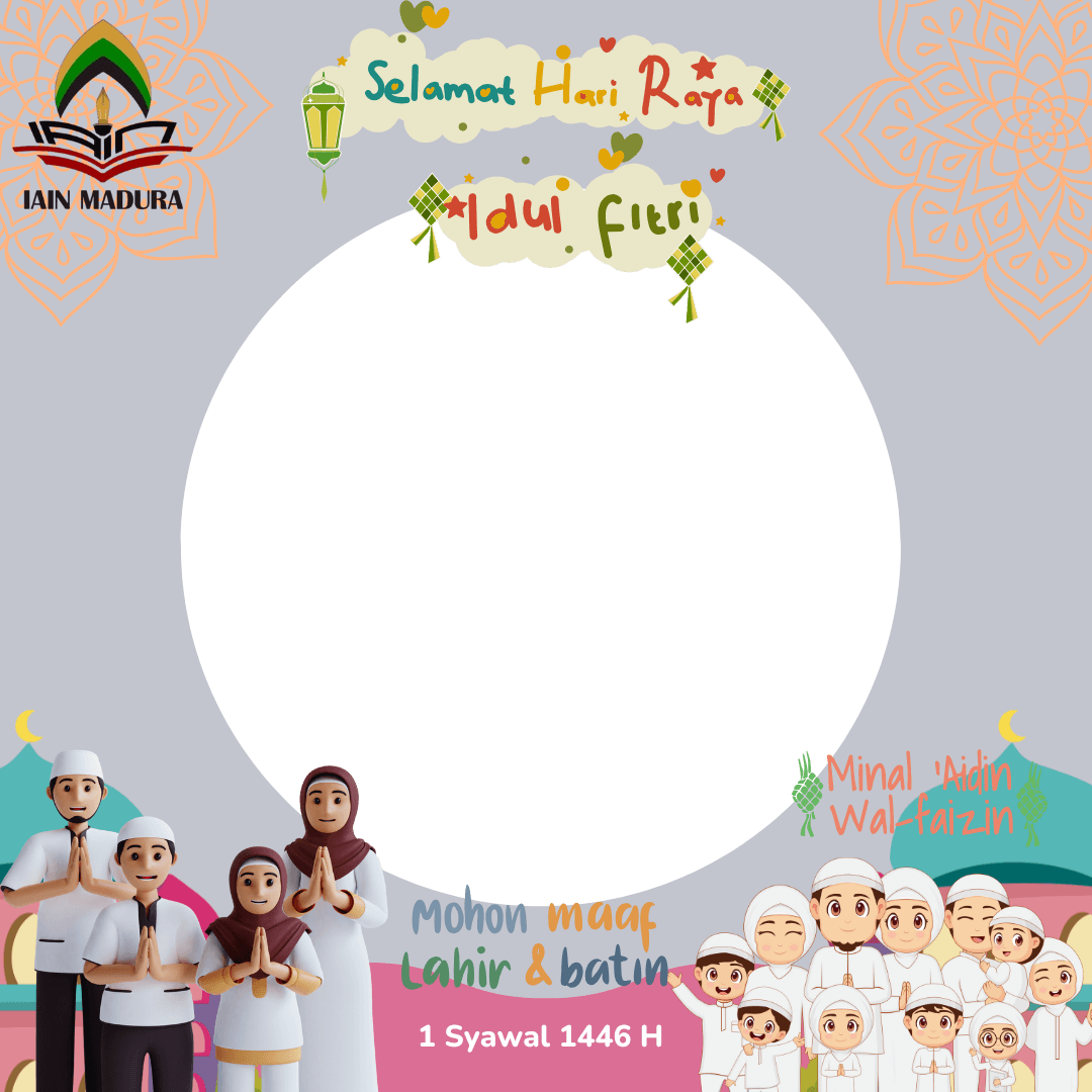 Frame Idul Fitri PPG PAI 2025