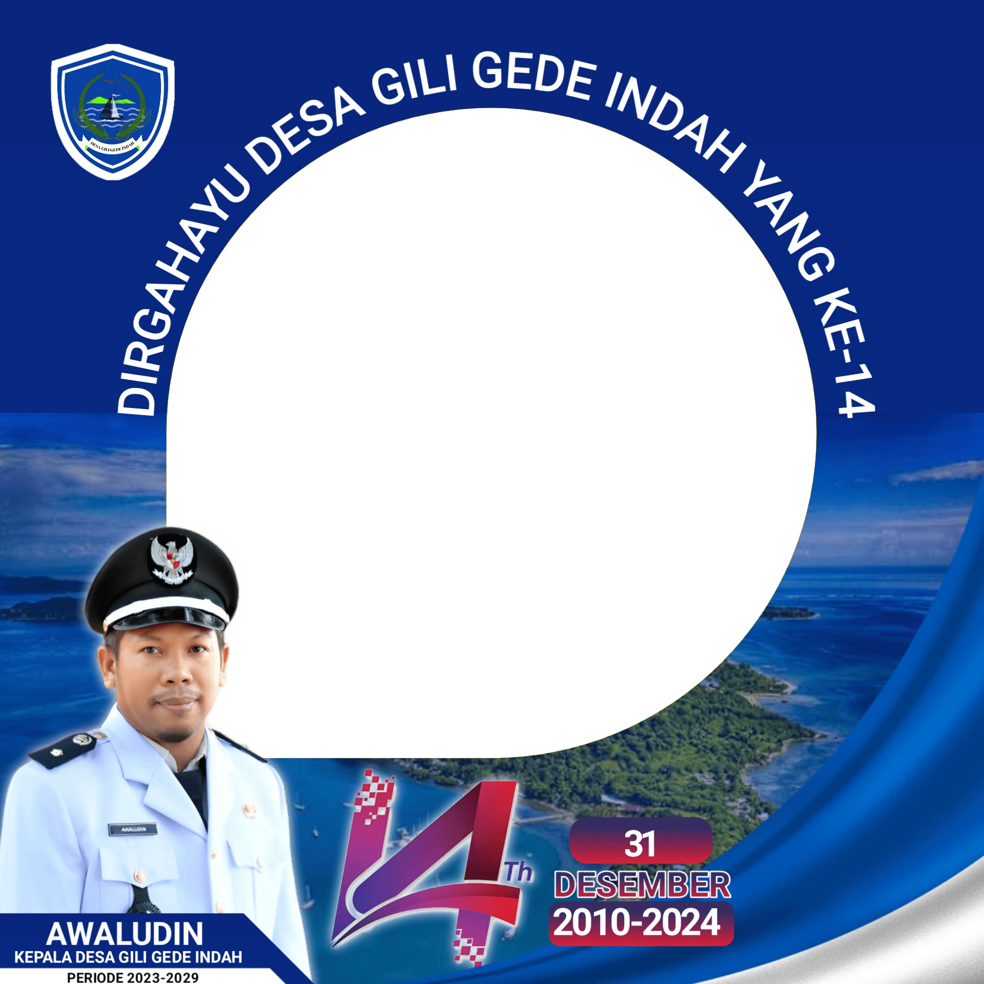 HUT DESA GILI GEDE INDAH KE 14