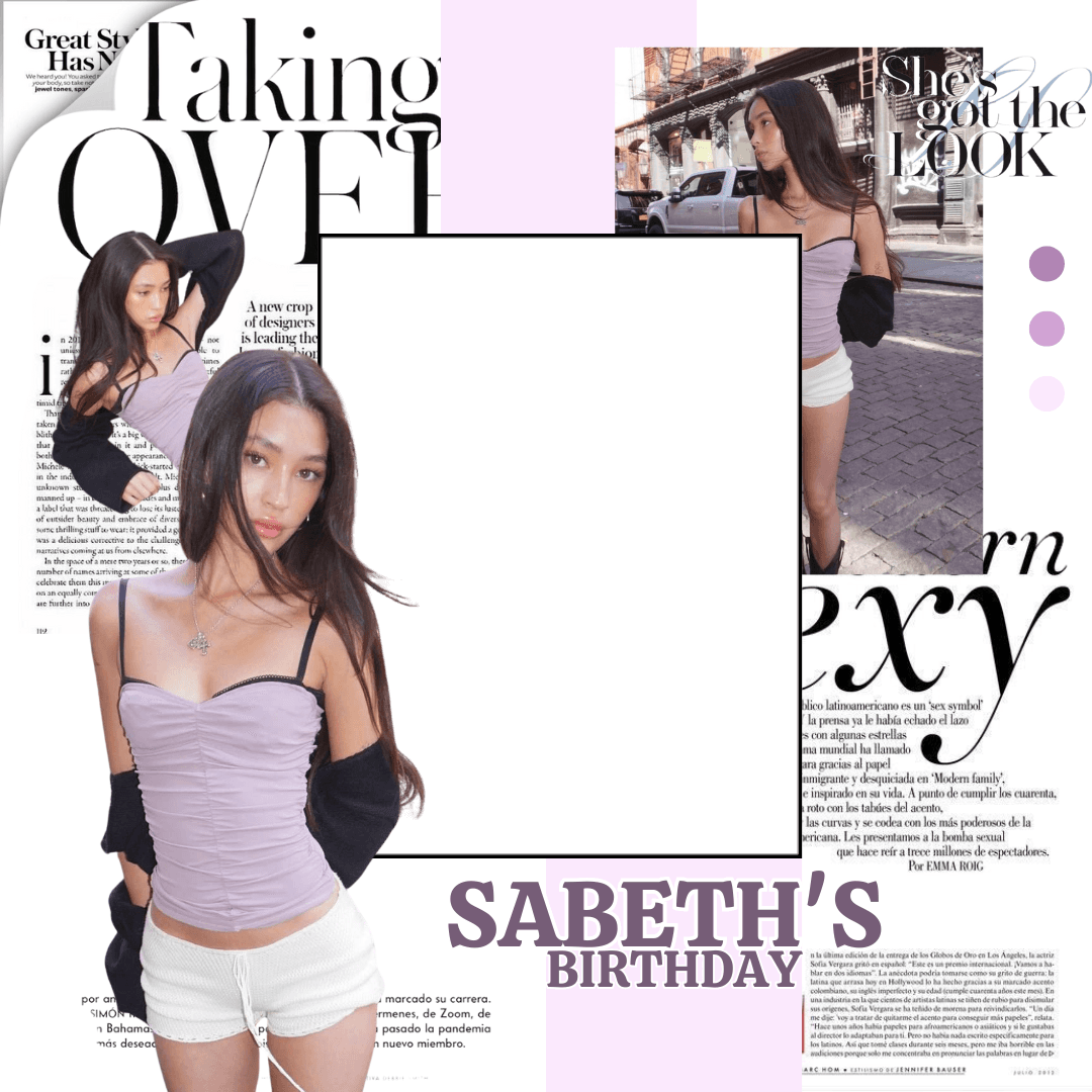 Happy birthday sabeth