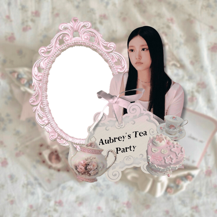 Aubrey's Tea Party Invitation.