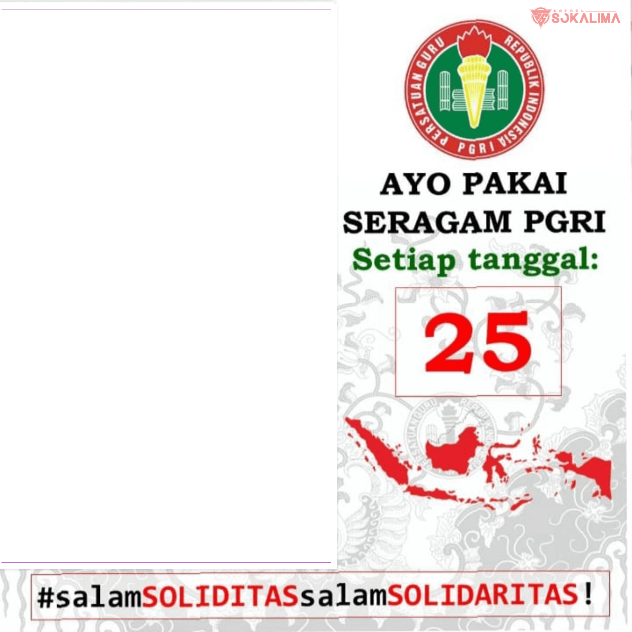 PAKAI SERAGAM PGRI SETIAP TANGGAL 25