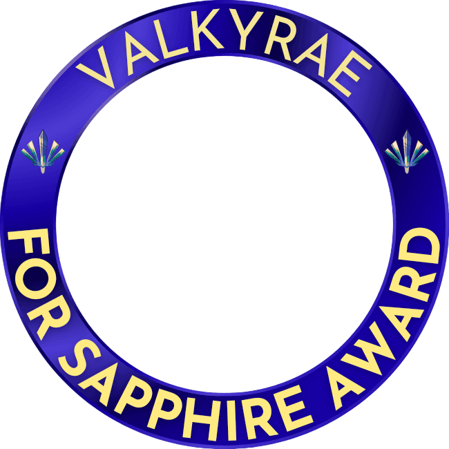 Valkyrae's For Sapphire Award Fan-made Badge