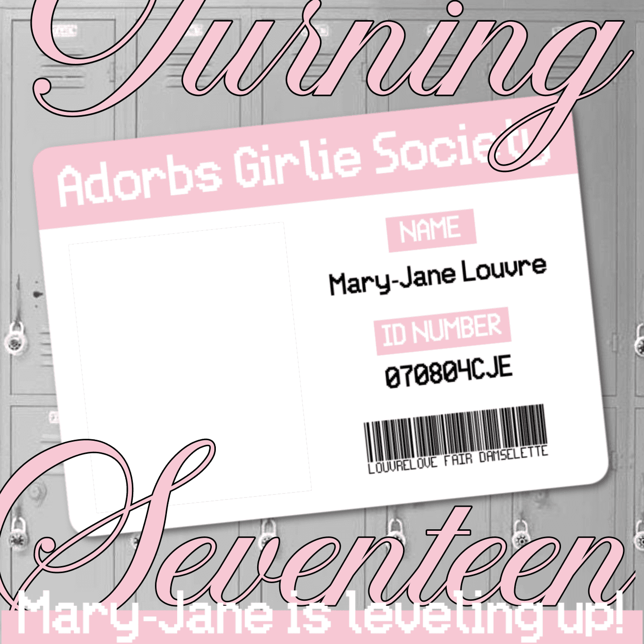Mary – Jane Turning 7TEEN!