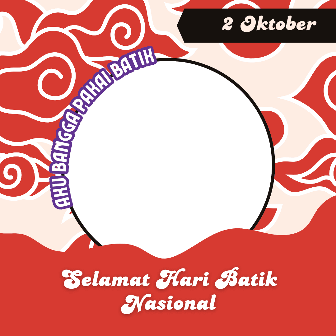 aku bangga pake batik merah