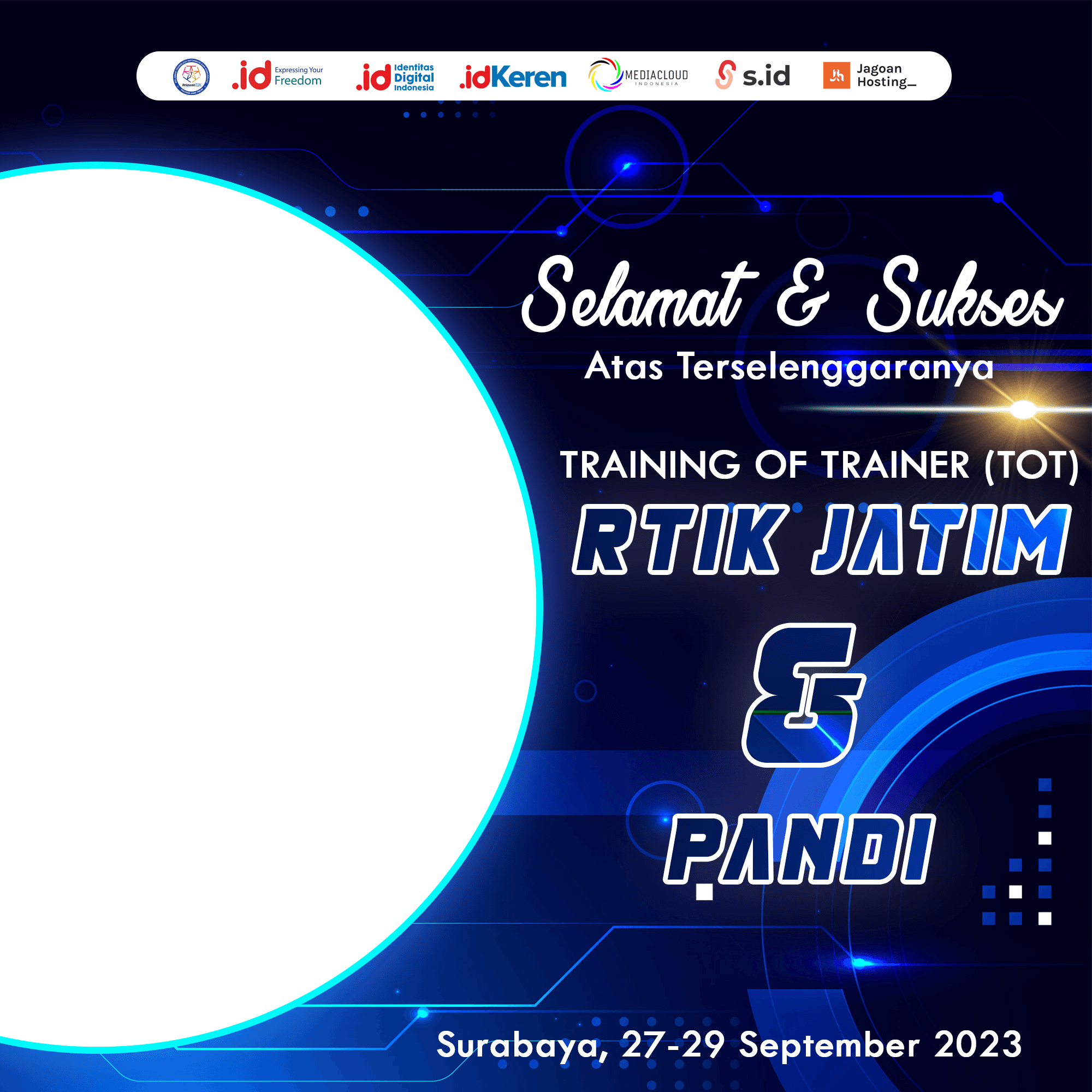 Training of Trainer (TOT) RTIK Jatim & PANDI