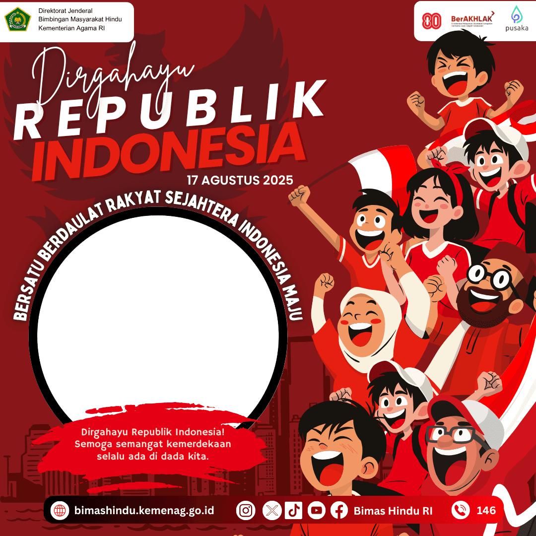 Dirgahayu RI dari Ditjen Bimas Hindu