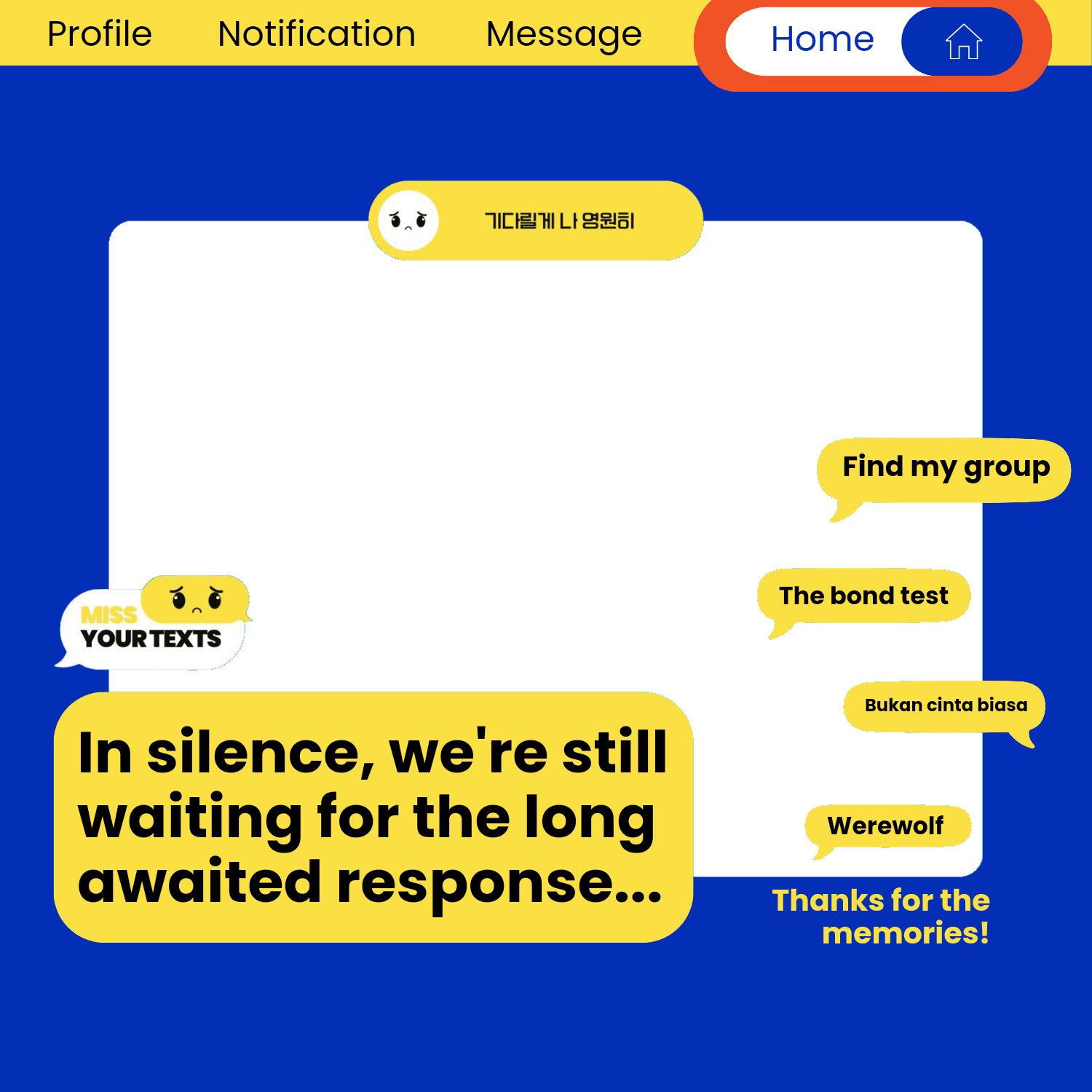 Thank you, Texter!