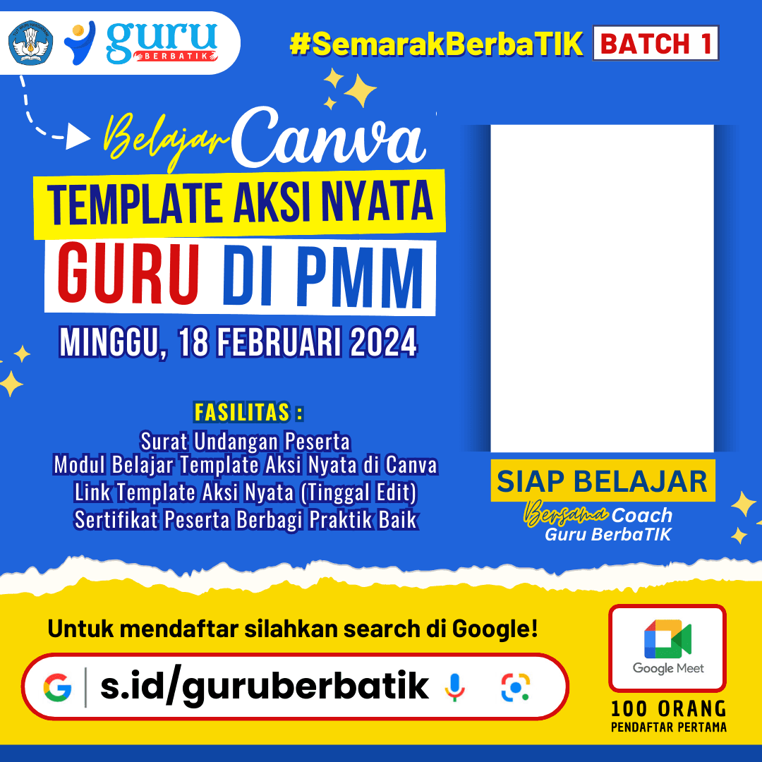 Belajar Template Aksi Nyata PMM di Canva