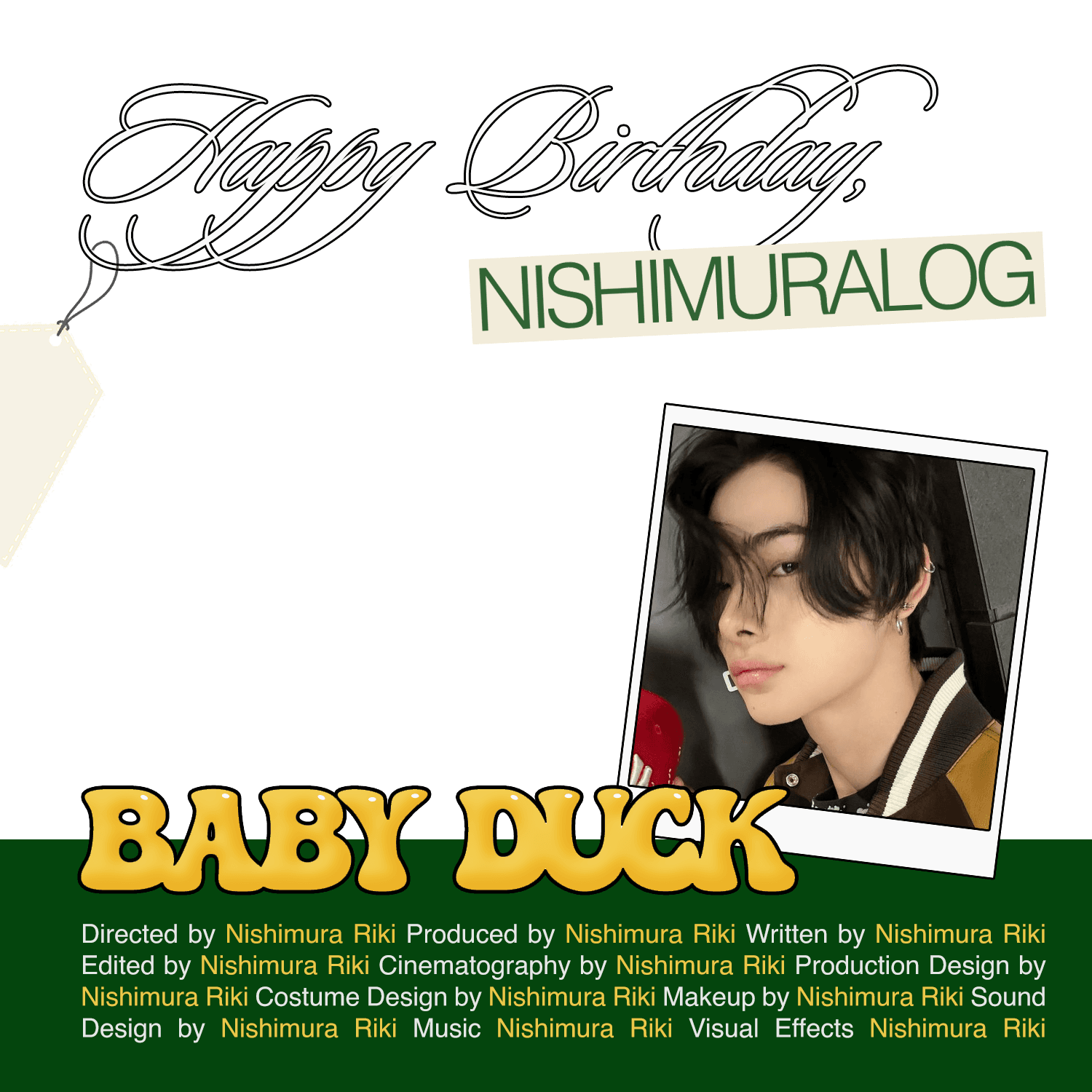 Happy Birthday, @nishimuralog!