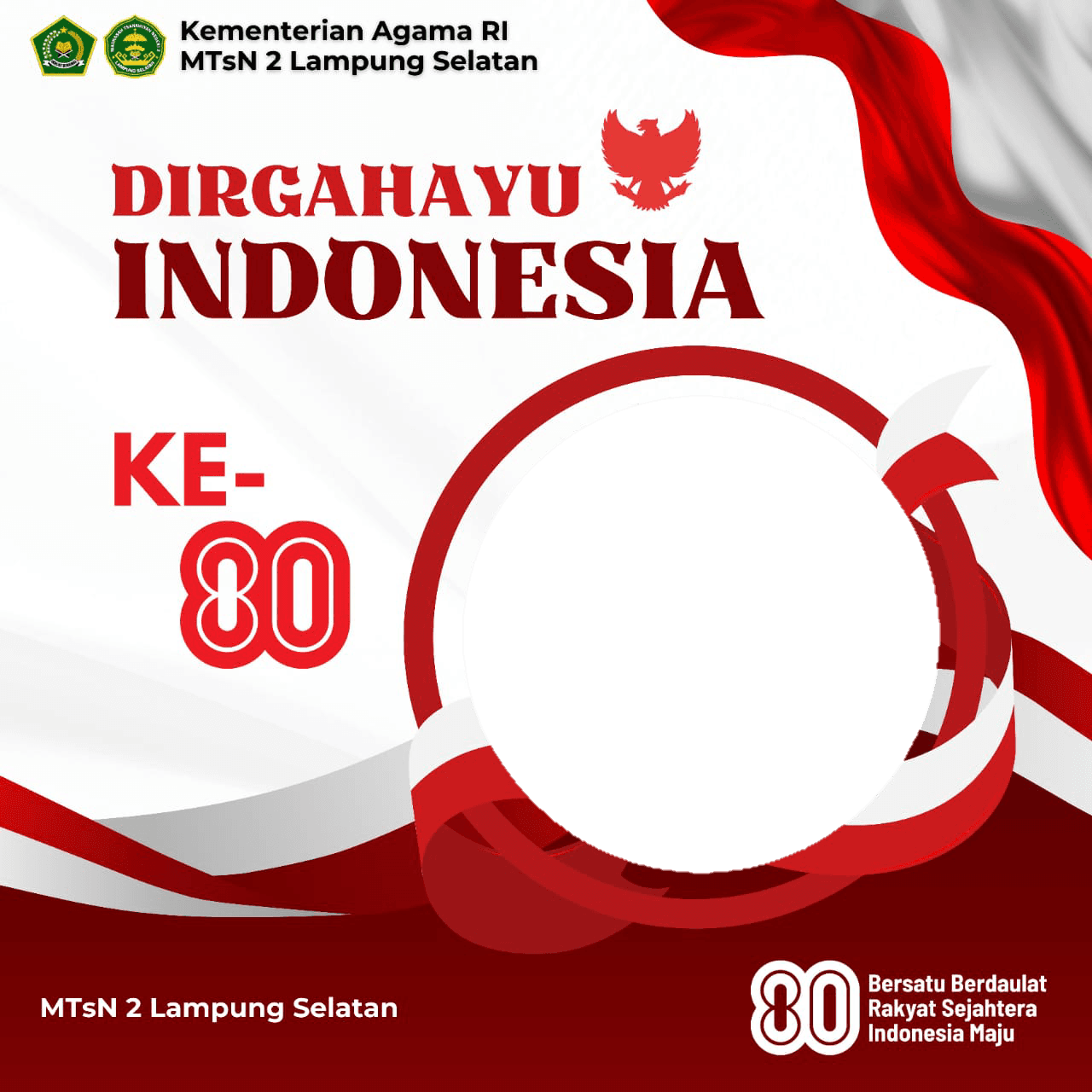 HUT RI ke-80: MTsN 2 Lampung Selatan