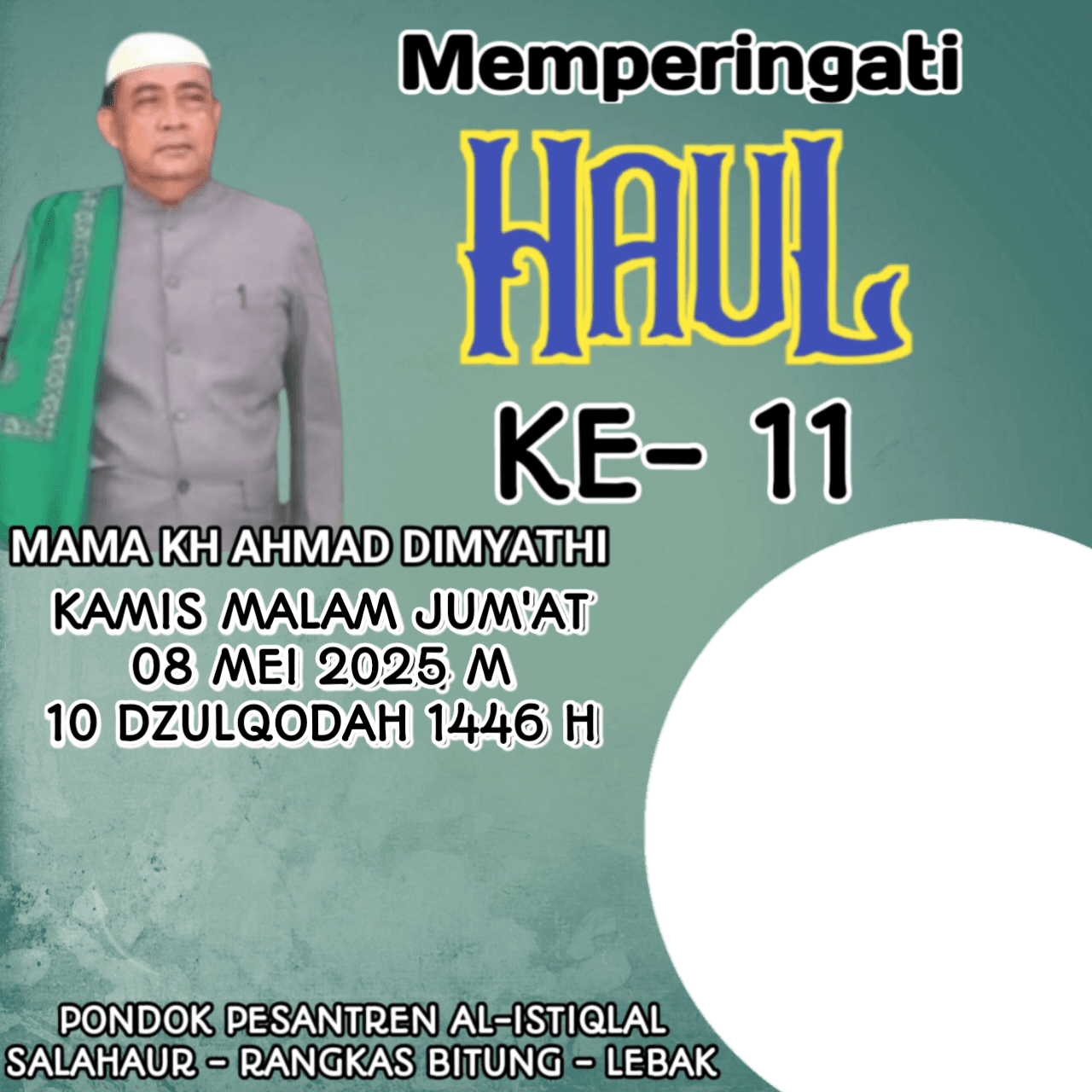 Haul ke 11 mama kh A Dimyathi Salahaur