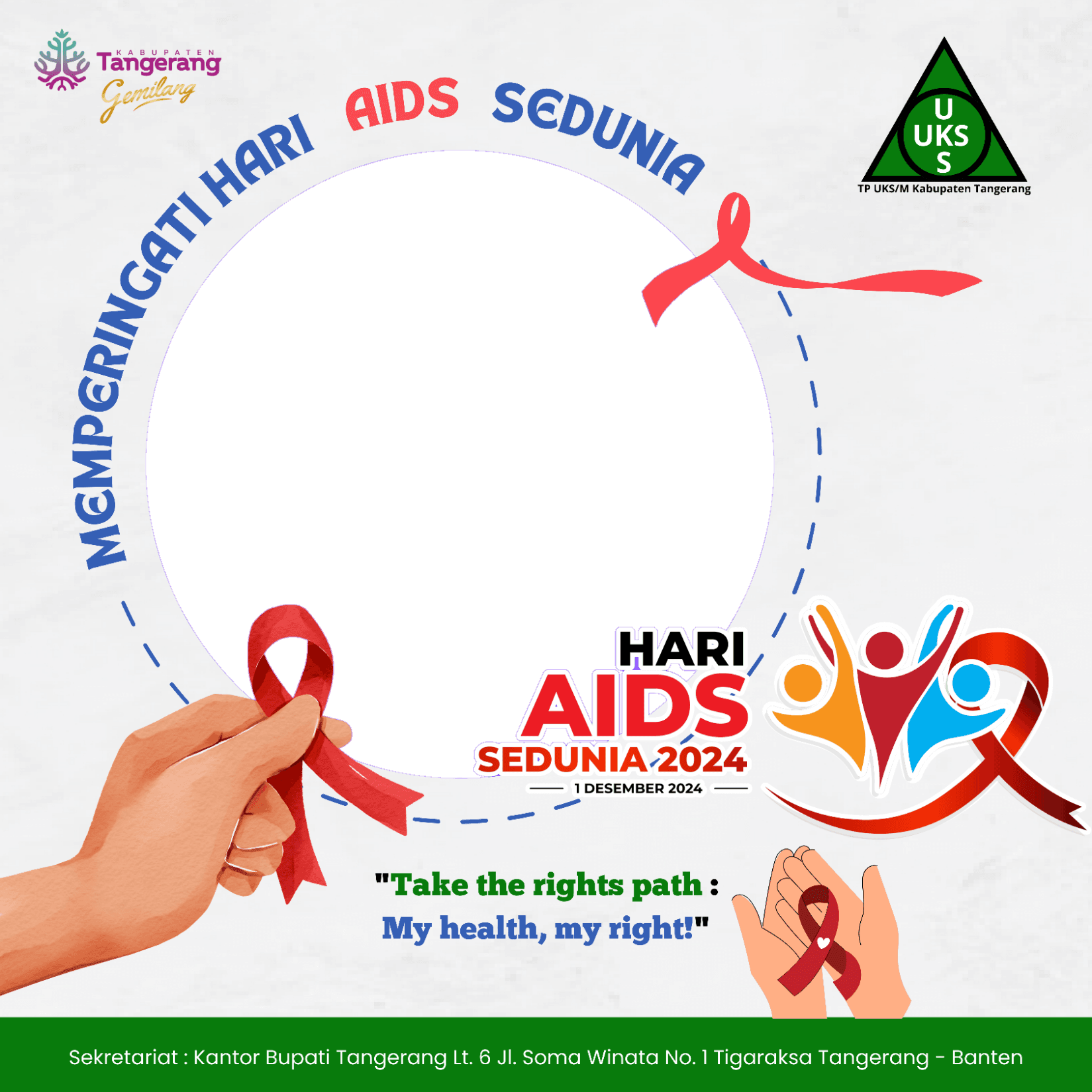 Memperingati Hari AIDS Sedunia TP UKS/M KABUPATEN TANGERANG