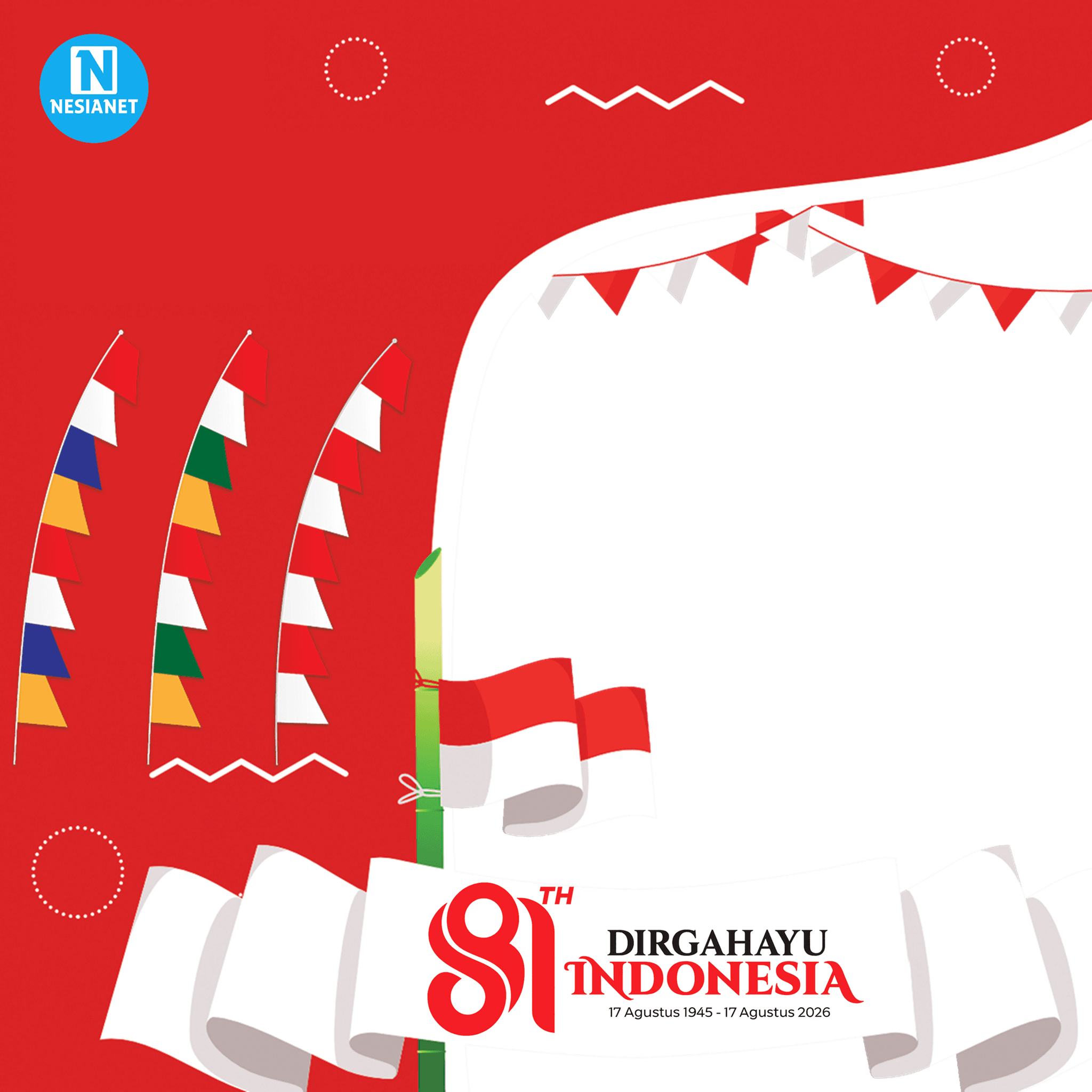 HUT Republik Indonesia ke - 81 17 Agustus 1945 2026