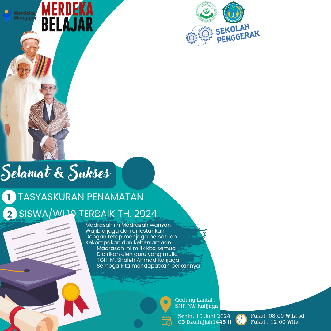 Kelulusan 2024 SMP NW KALIJAGA