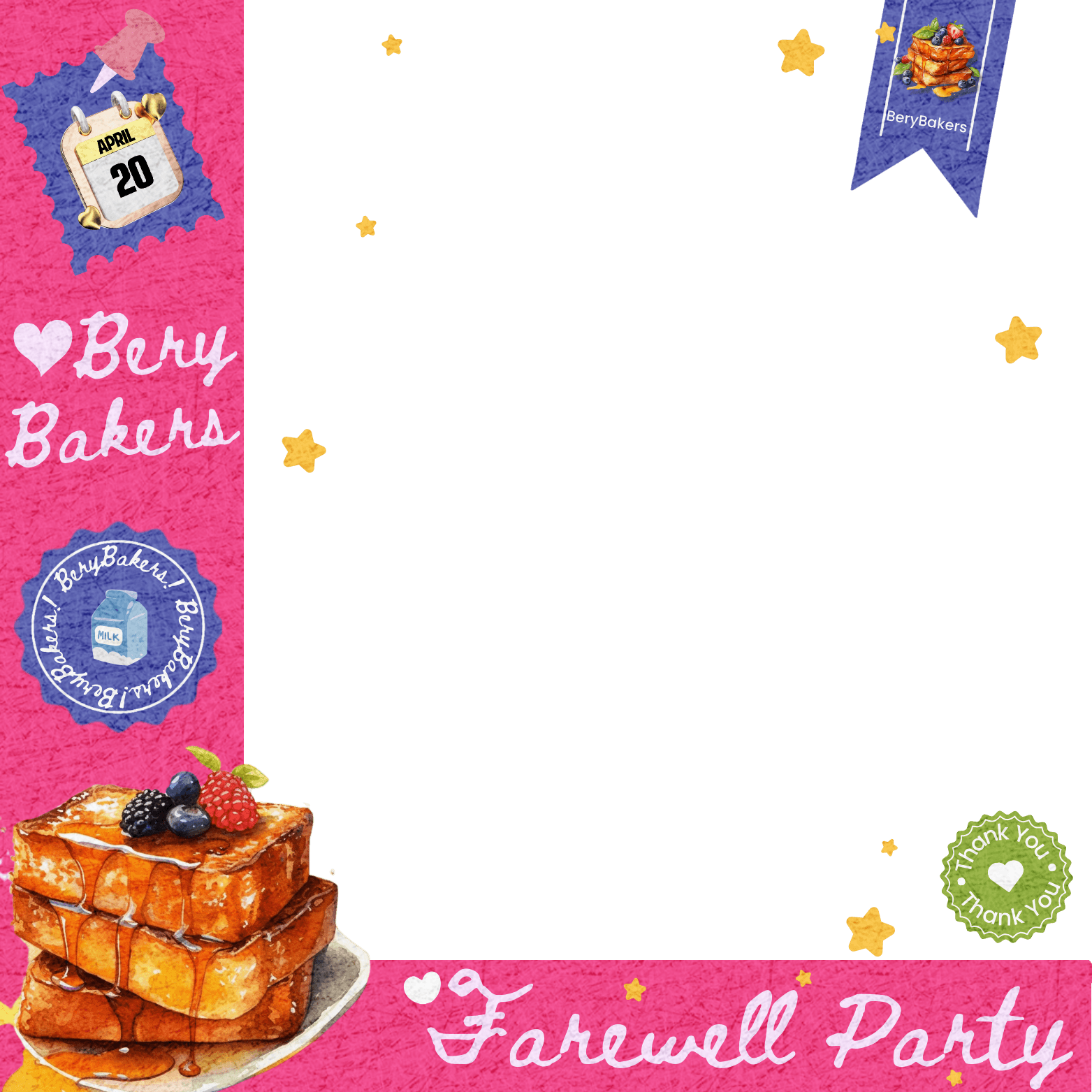 Farewell Party BeryBakers 