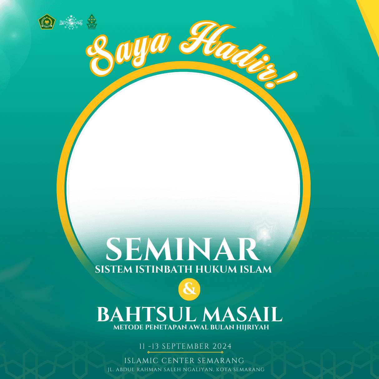 Saya Hadir! Seminar dan Bahtsul Masail