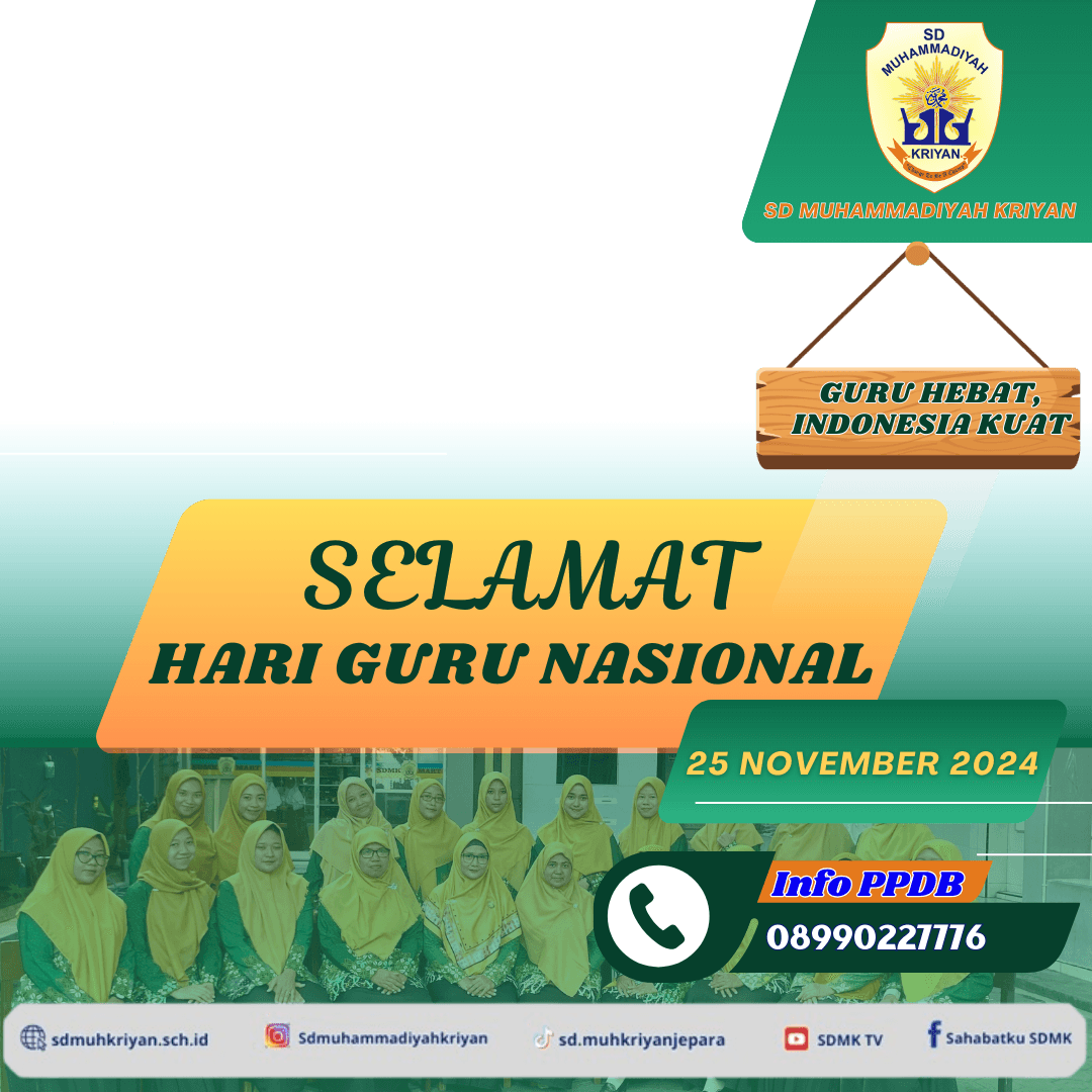 SELAMAT HARI GURU NASIONAL