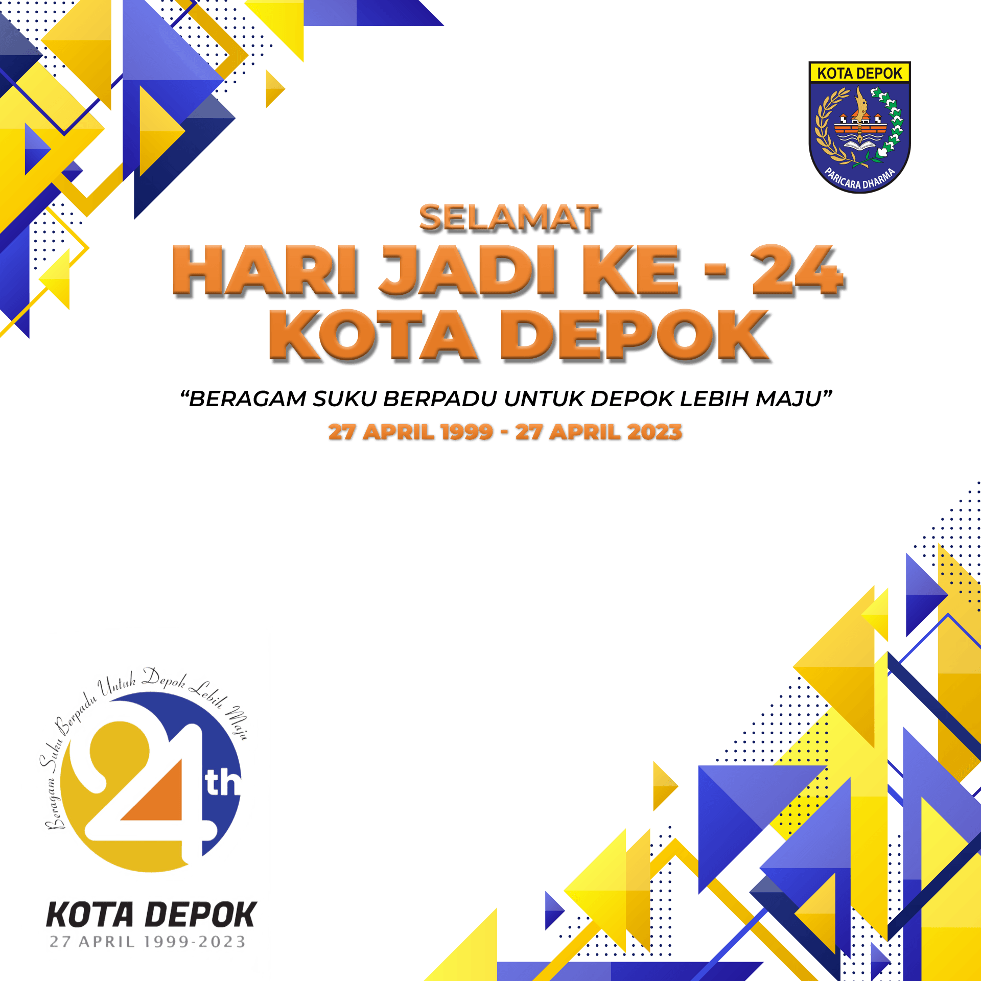 HUT Depok ke 24