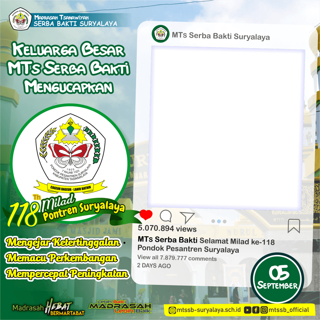 Selamat Milad Ke-118 Pondok Pesantren Suryalaya