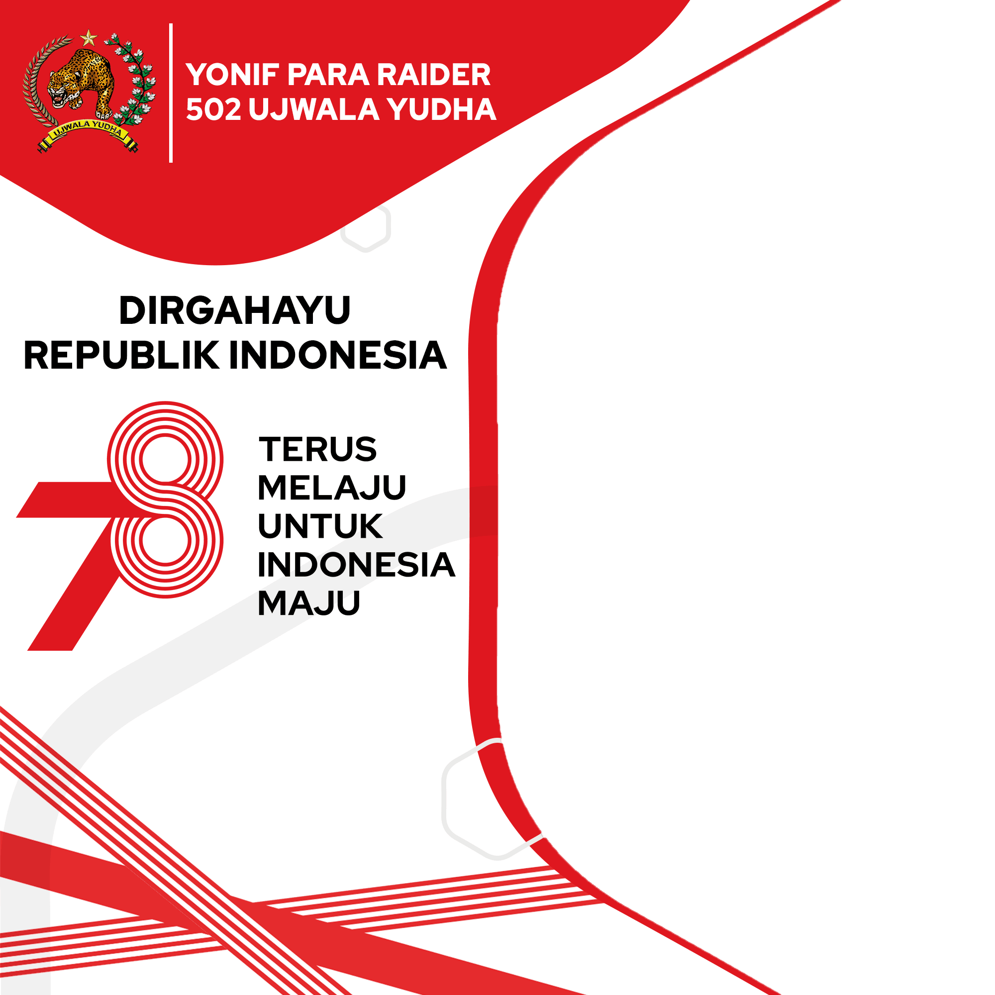HUT RI KE-78 YPR 502/UY