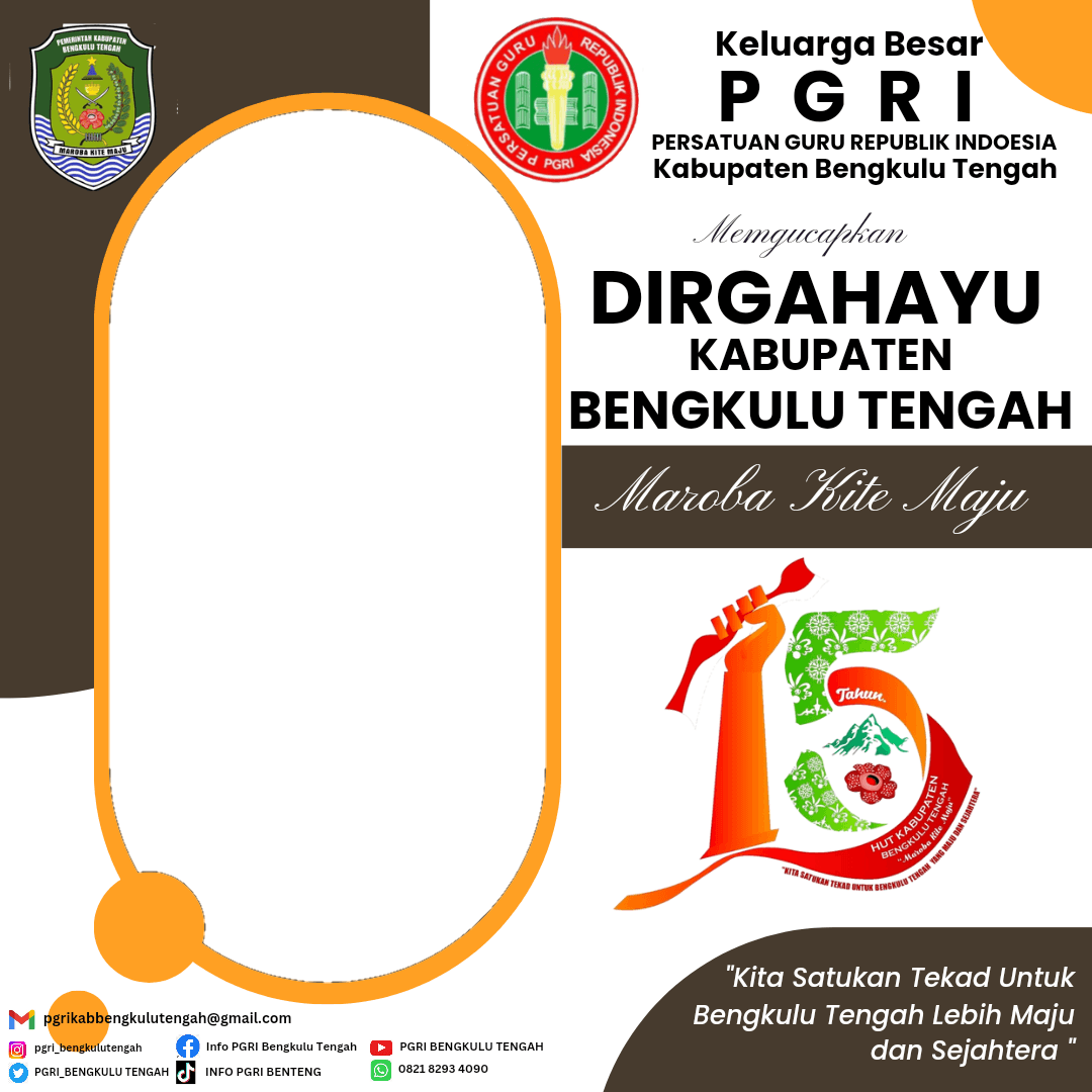DIRGAHAYU KABUPATEN BENGKULU TENGAH KE 15