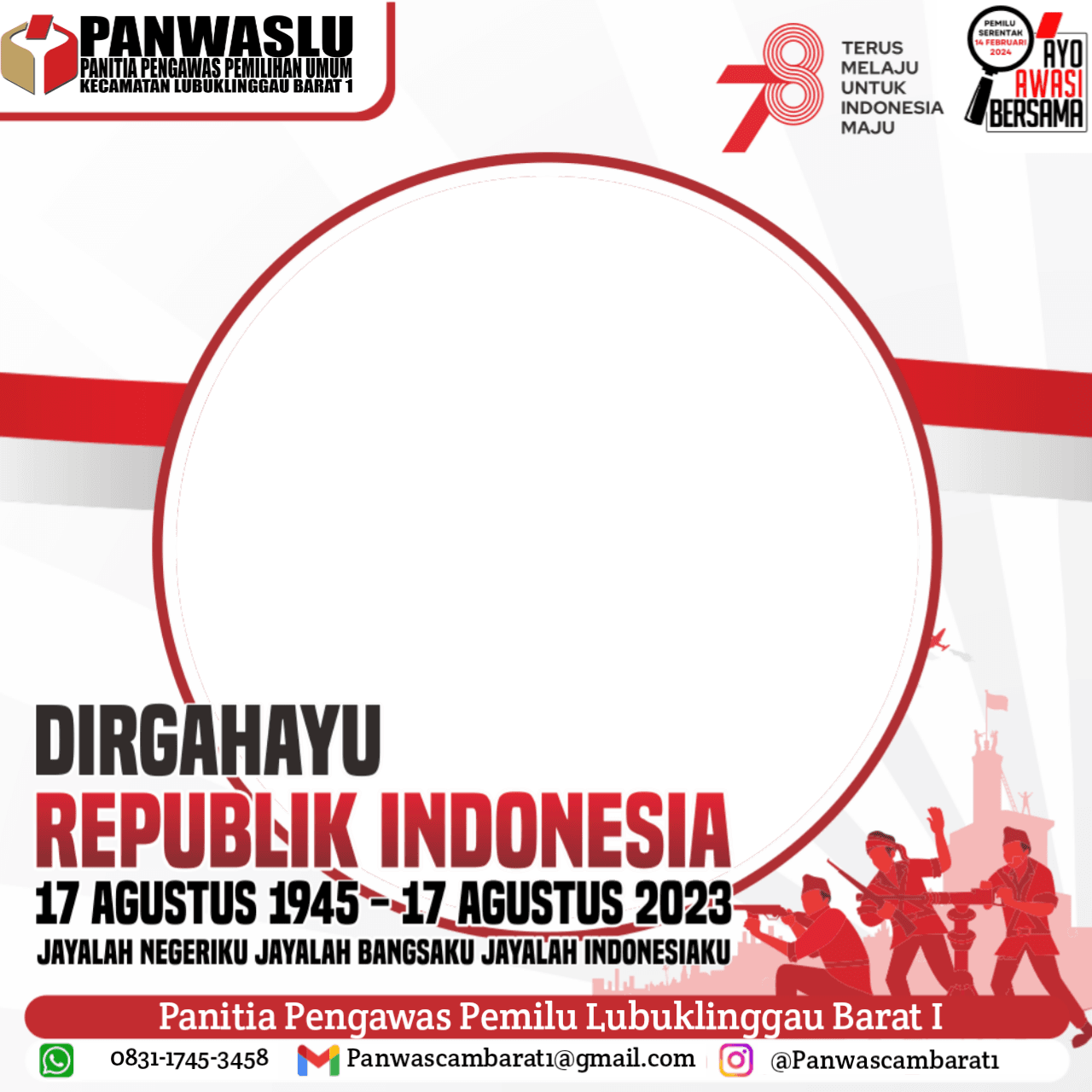 Hut RI Panwascam Lubuklinggau Barat 1