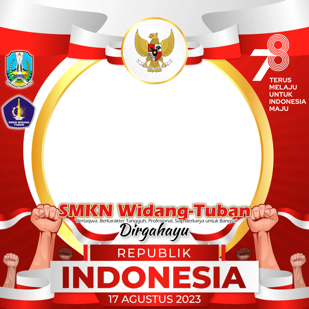 Dirgahayu HUT Ke-78 RI - SMKN Widang-Tuban