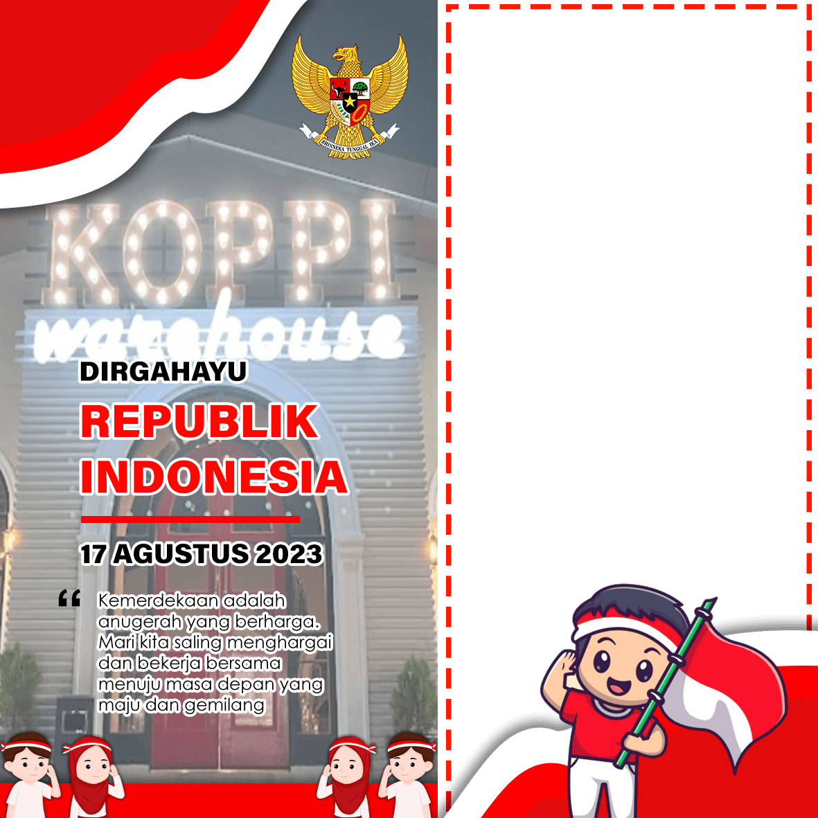 HUTKemerdekaanIndonesia ( Warehouse Kopi Kitchen )