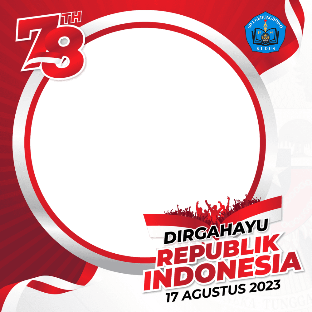 SD 1 Kedungdowo  Mengucapkan HUT RI Ke 78