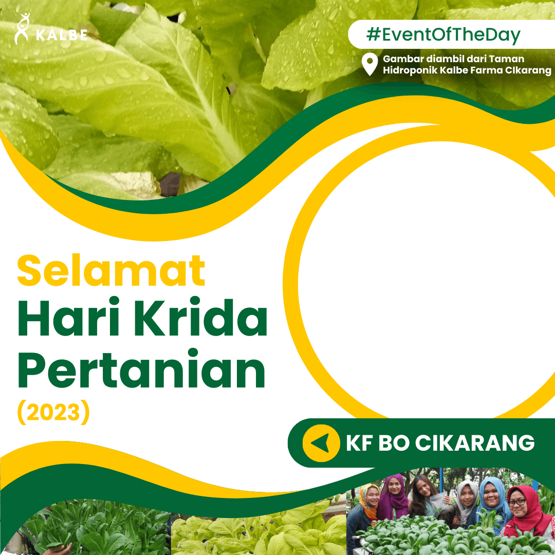 Ucapan Hari Krida Pertanian 2023 (Kalbe Farma Cikarang)