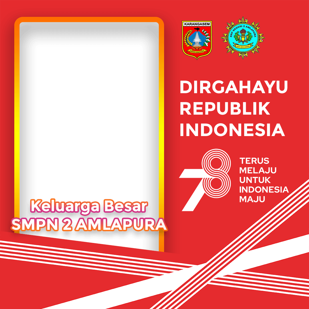 Ucapan HUT 68 RI dari SMPN 2 Amlapura