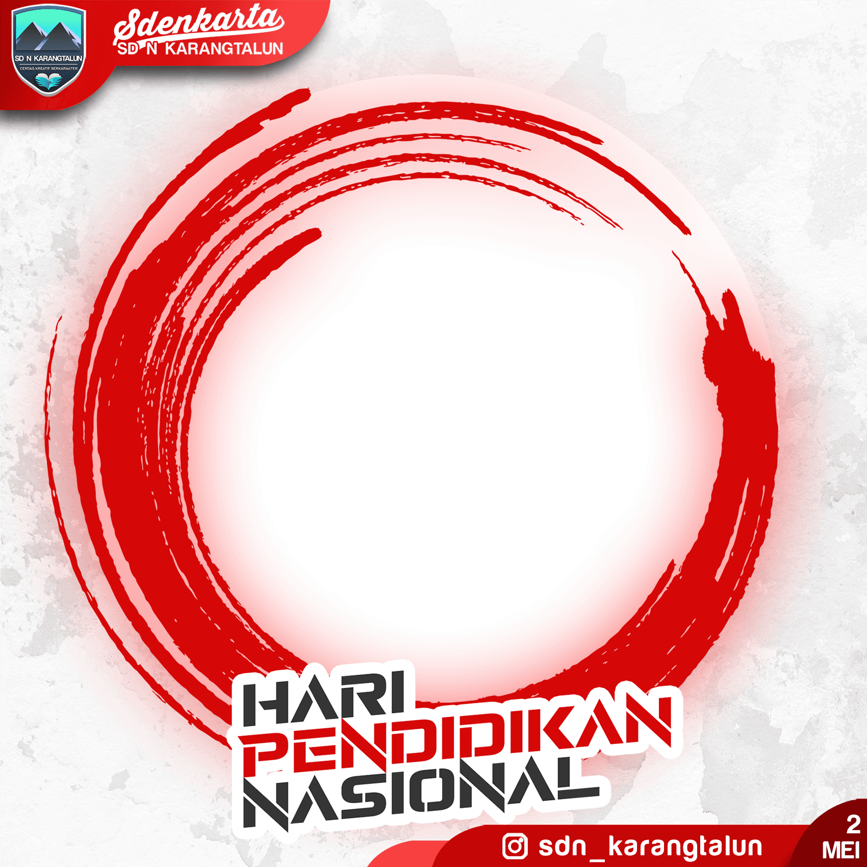 Hari Pendidikan Nasioanl SD Negeri Karangtalun