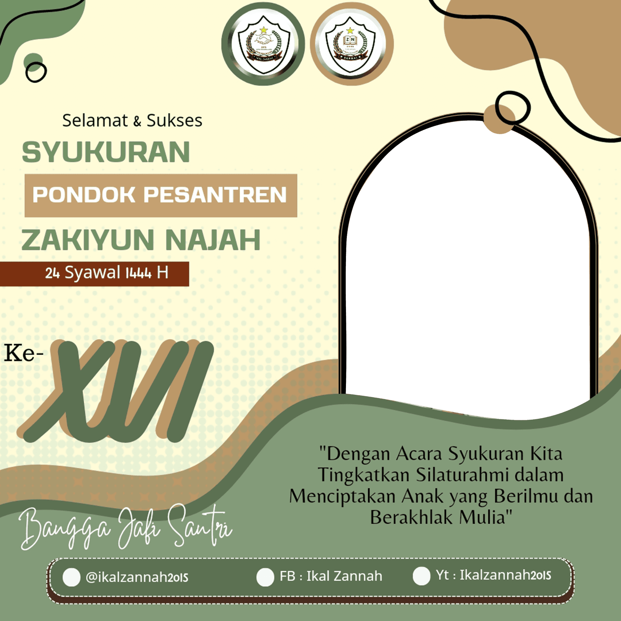 Merayakan Syukuran Ponpes Zakiyun Najah